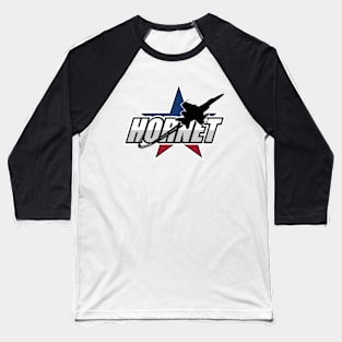 F/A-18 Hornet Baseball T-Shirt